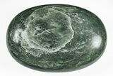 Polished Jade (Nephrite) Palm Stone - Afghanistan #217727-1